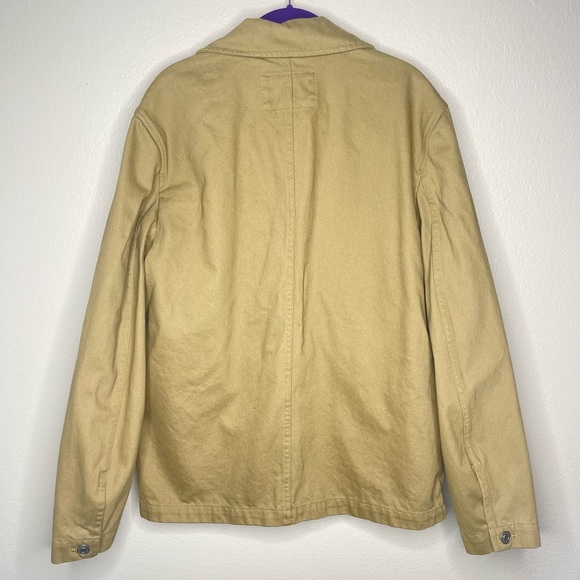 Slate and Stone Beige 100% Cotton Jacket Size Medium - Picture 3 of 9